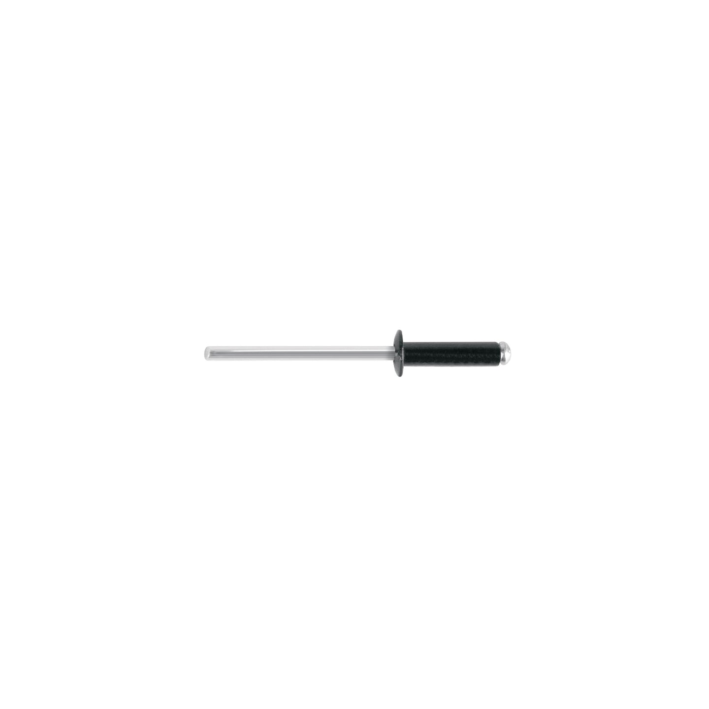 R-46BN Bolsa c/50 remaches 1/8"x3/8" negros de aluminio, ala 1/4"