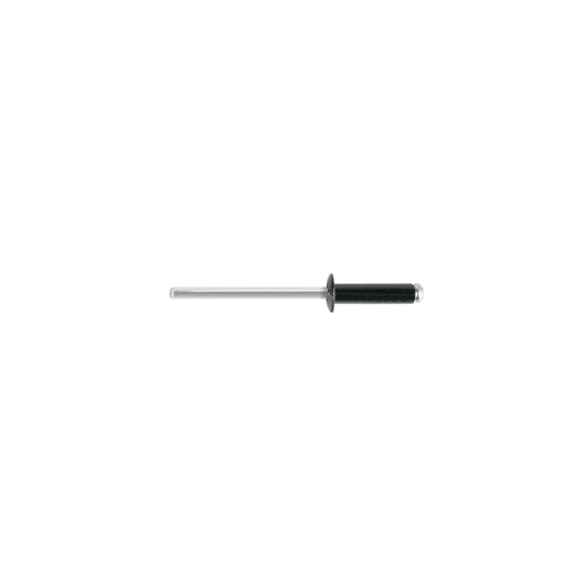 R-46BN Bolsa c/50 remaches 1/8"x3/8" negros de aluminio, ala 1/4"