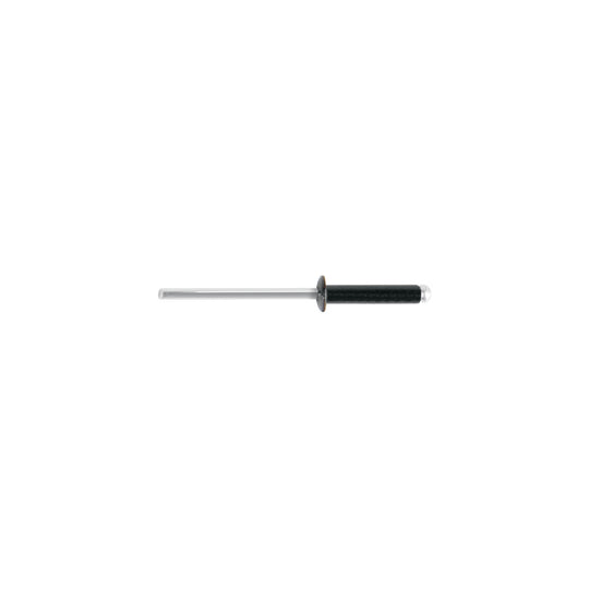 R-48BN Bolsa c/50 remaches 1/8"x1/2" negros de aluminio, ala 1/4"