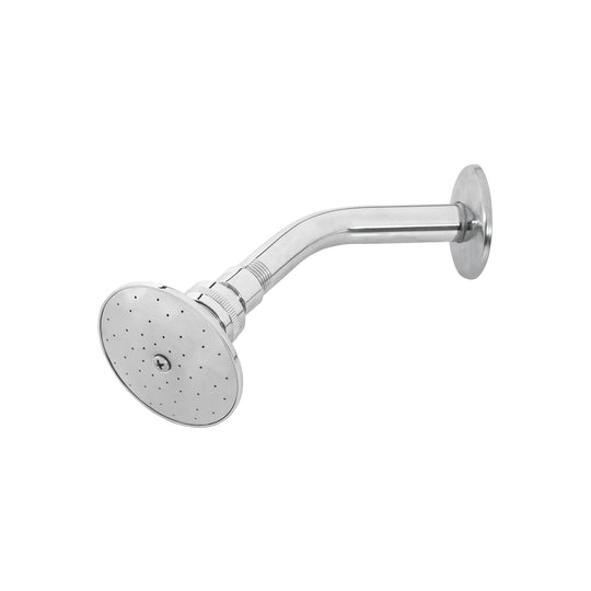 R-502 Regadera redonda 3", metálica, brazo y chapetón, cromo, AQUA