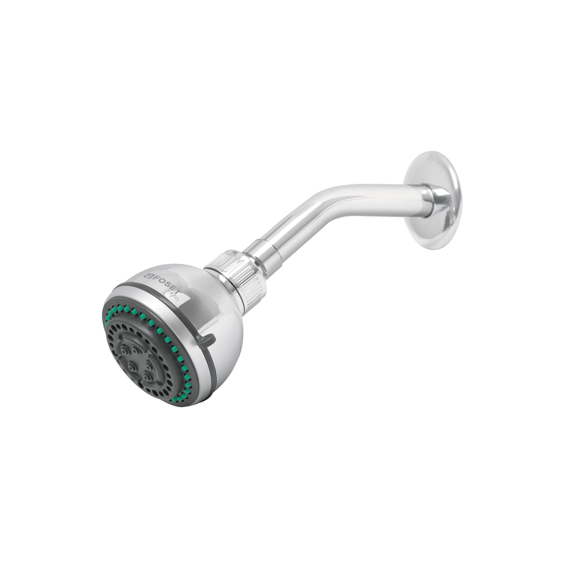 R-508 Regadera 3-1/4", 5 funciones, brazo y chapetón, FOSET AQUA
