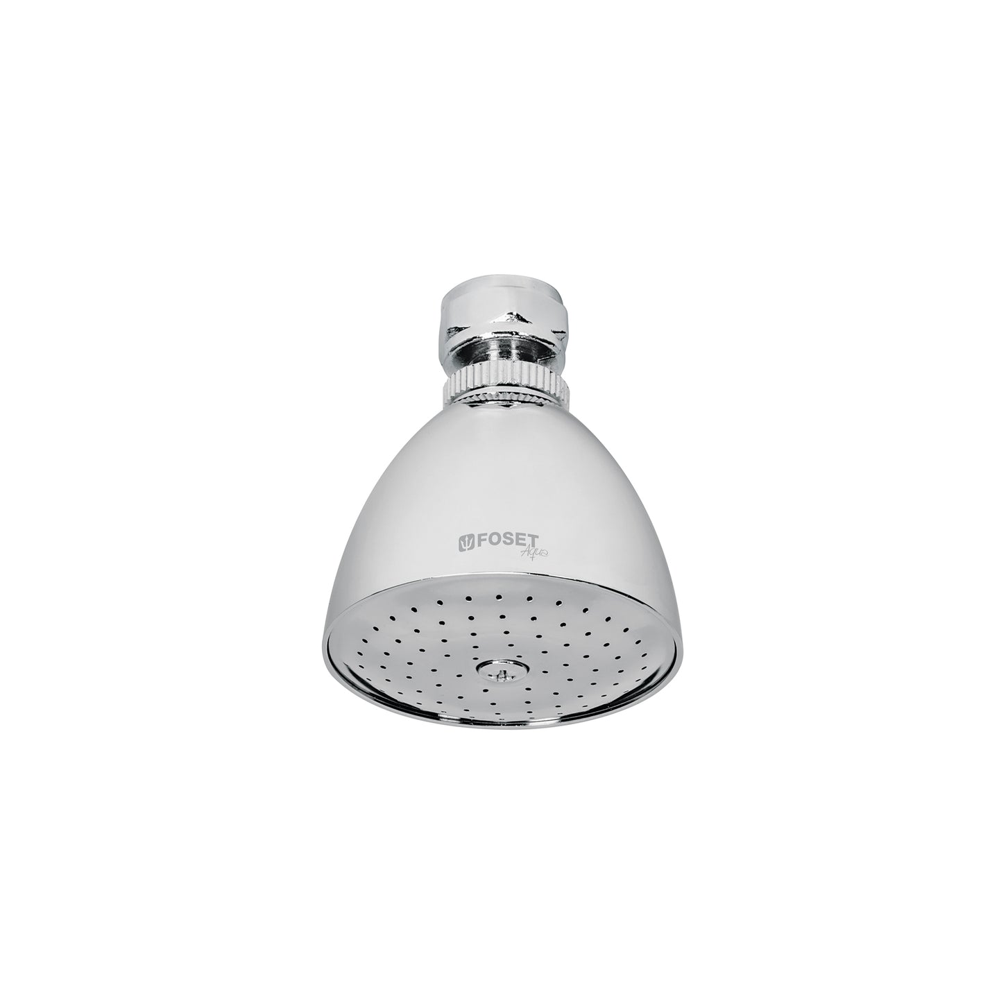 R-509S Regadera cónica 2-1/2", metálica, sin brazo, cromo, AQUA