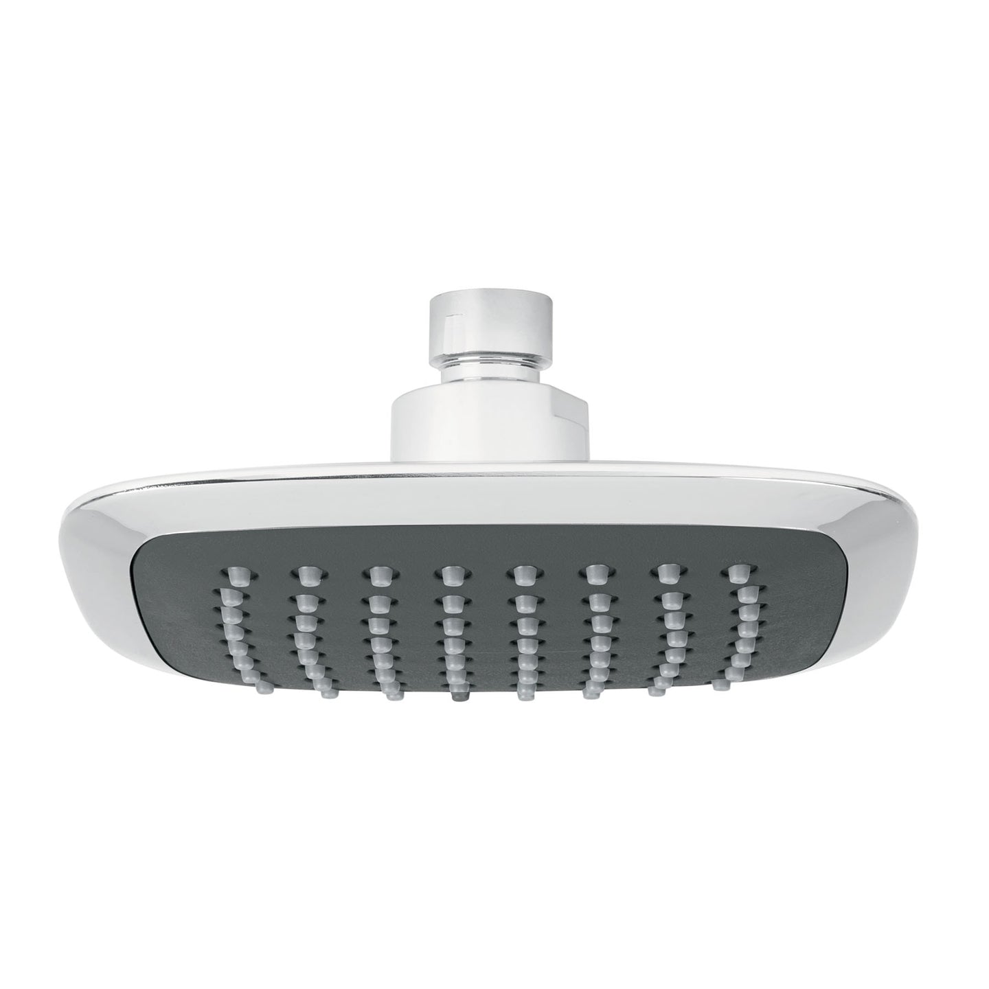 R-510S Regadera cuadrada 6", ABS, sin brazo, cromo, AERO
