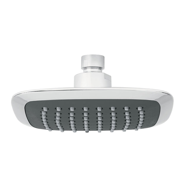 R-510S Regadera cuadrada 6", ABS, sin brazo, cromo, AERO