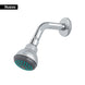 Foset R-512 Cabezal Ducha Brazo Cromado 2.5" NPT 1/2"