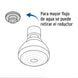 Foset R-512 Cabezal Ducha Brazo Cromado 2.5" NPT 1/2"