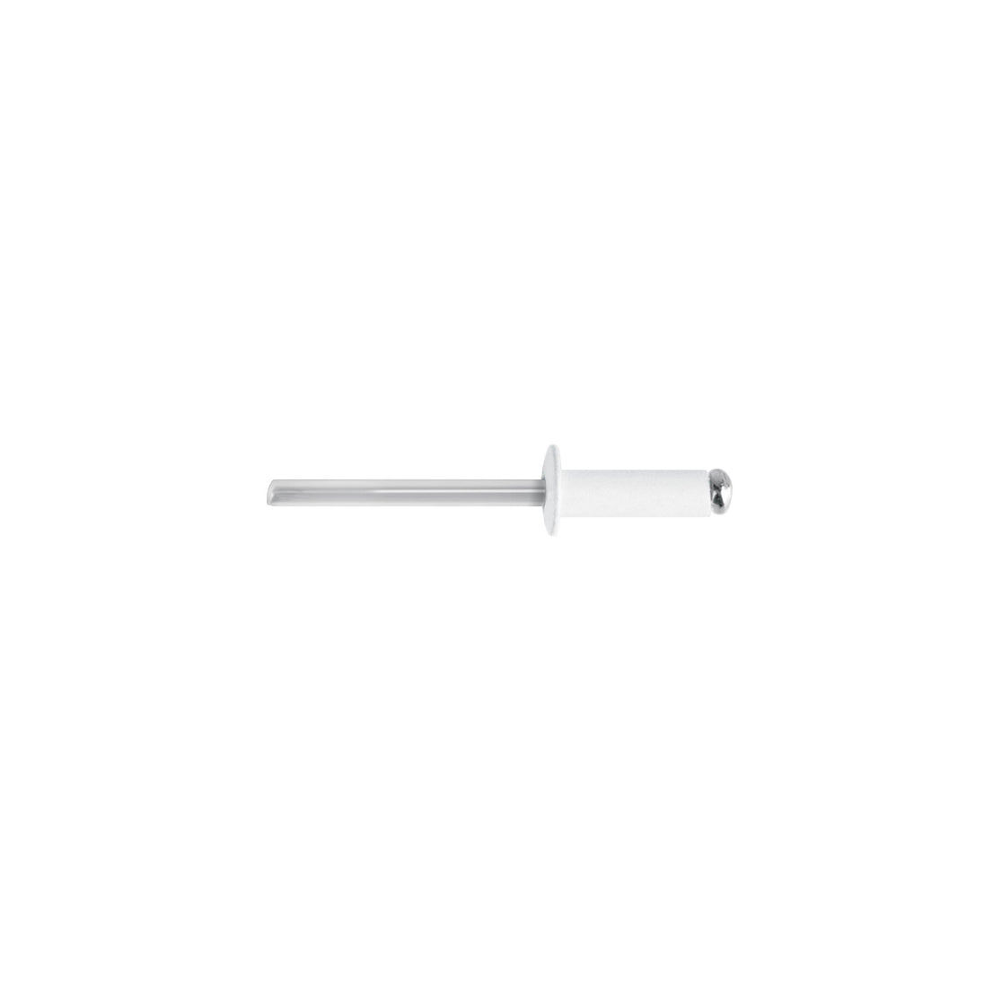 R-68BB Bolsa c/50 remaches 3/16"x1/2" blancos de aluminio, ala 3/8"