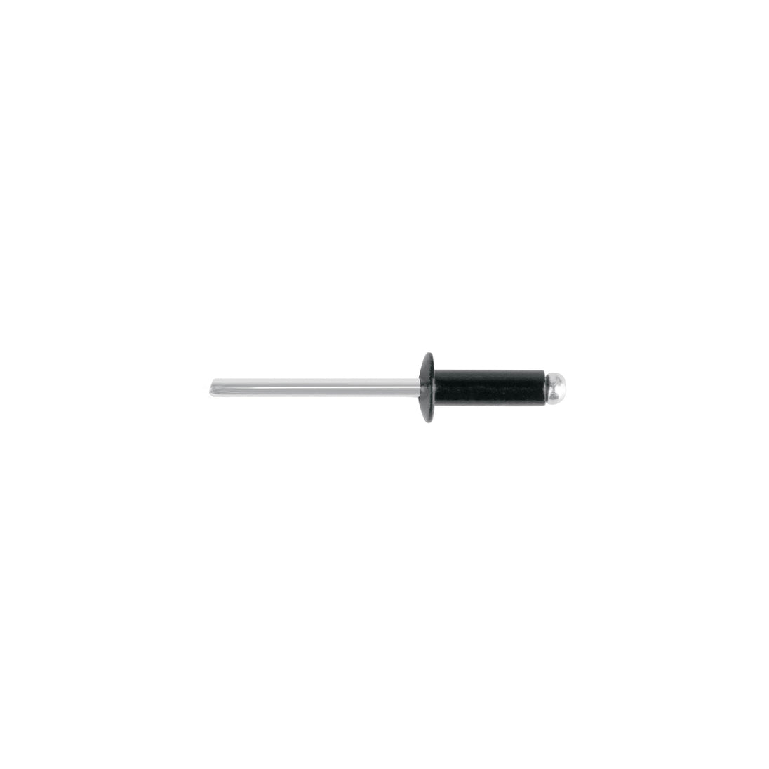 R-68BN Bolsa c/50 remaches 3/16"x1/2" negros de aluminio, ala 3/8"