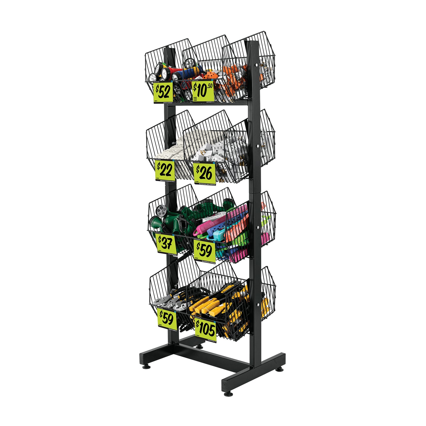 R-BOT Rack botadero, metálico, 4 niveles, Truper