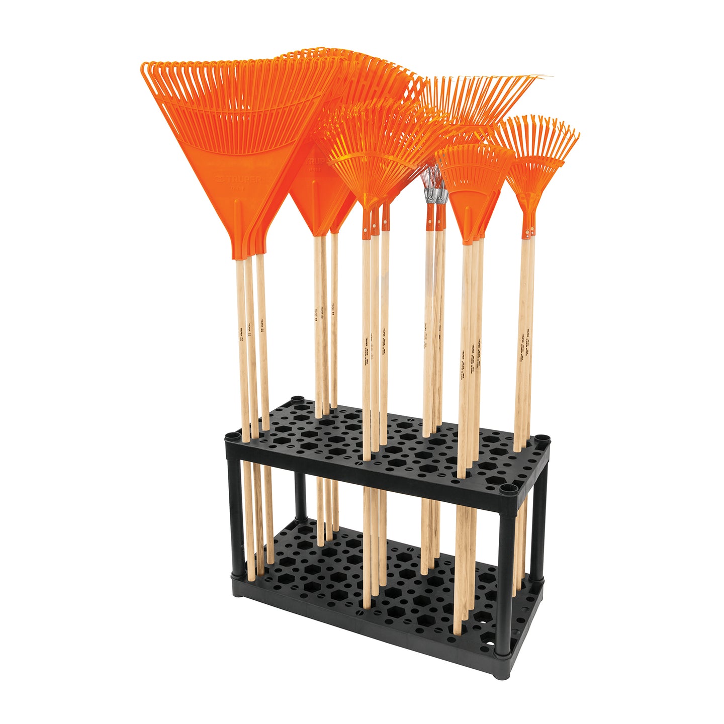 R-ES Rack de plástico para escobas, Truper