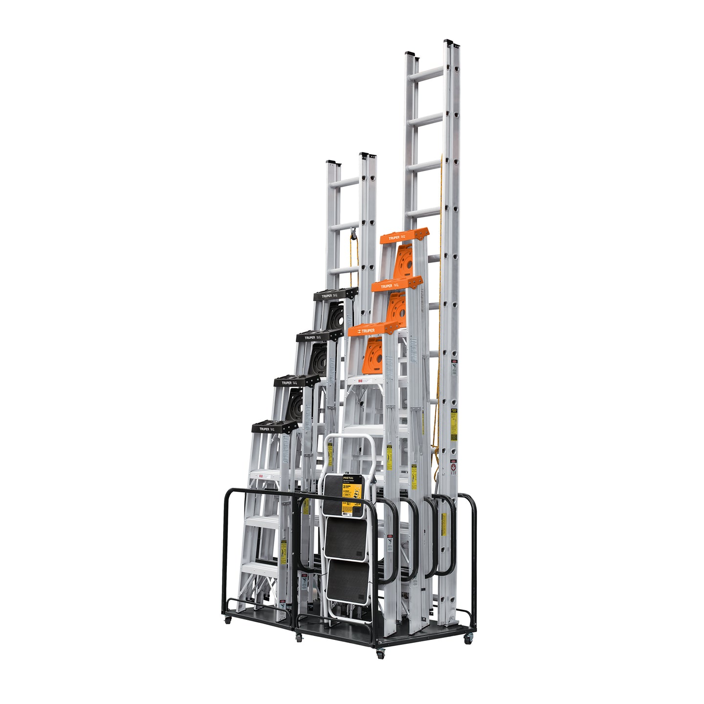 R-ESC-D Rack para 10 escaleras, Truper