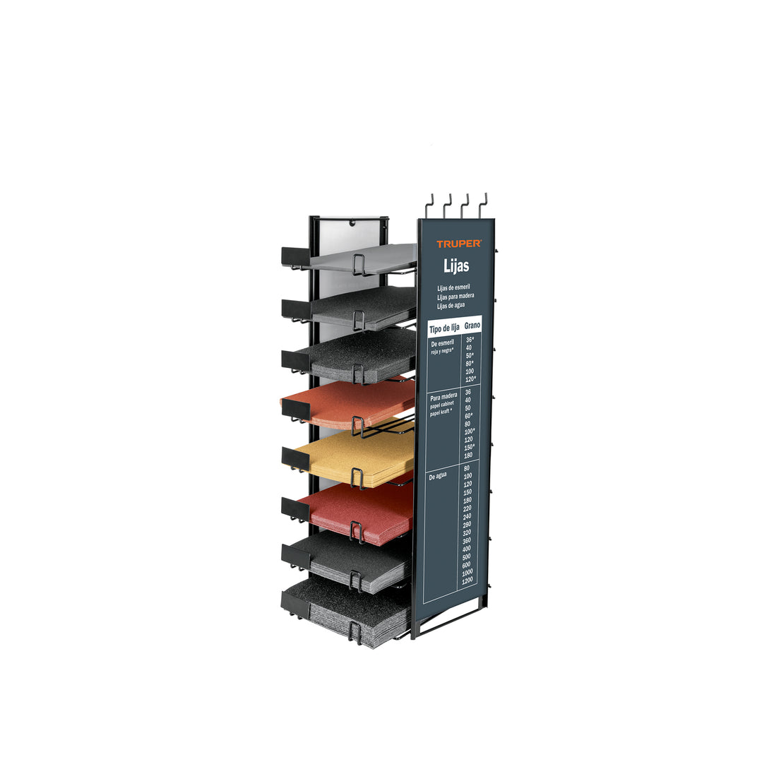 R-LIJ Rack para lijas, Truper