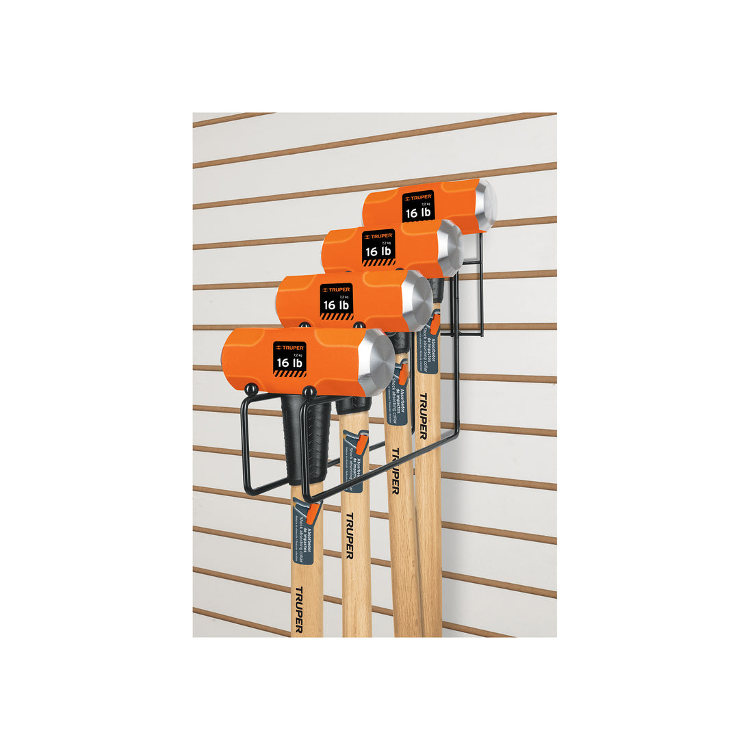 R-MD Rack para 4 marros octagonales, Truper