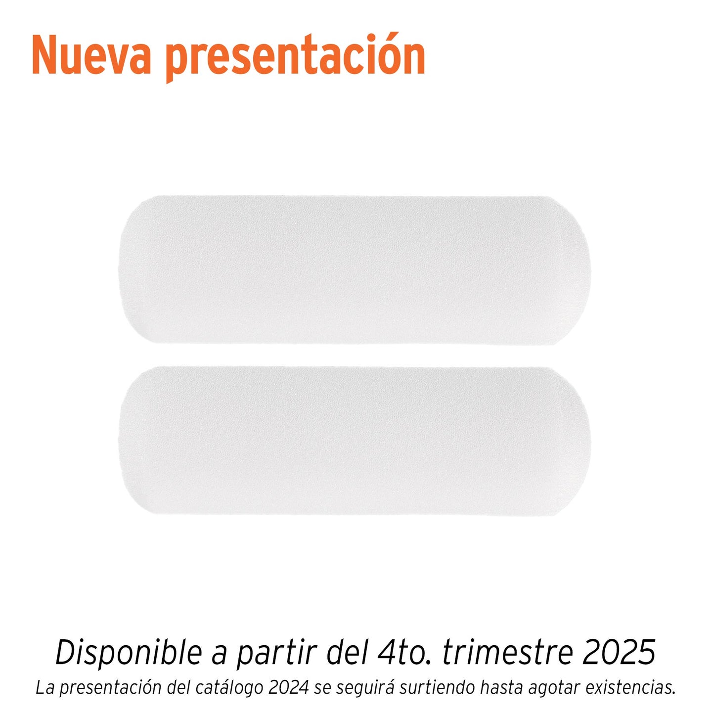 R-ROPI-410E Bolsa c/2 felpas para mini rodillo esponja 4"x3/8", TRUPER