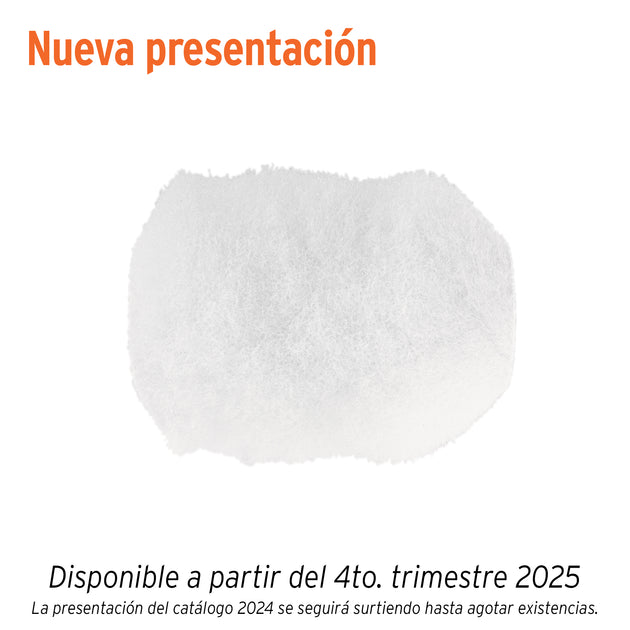 R-ROPI-420P Bolsa c/1 felpa para mini rodillo poliéster 4"x3/4", TRUPER