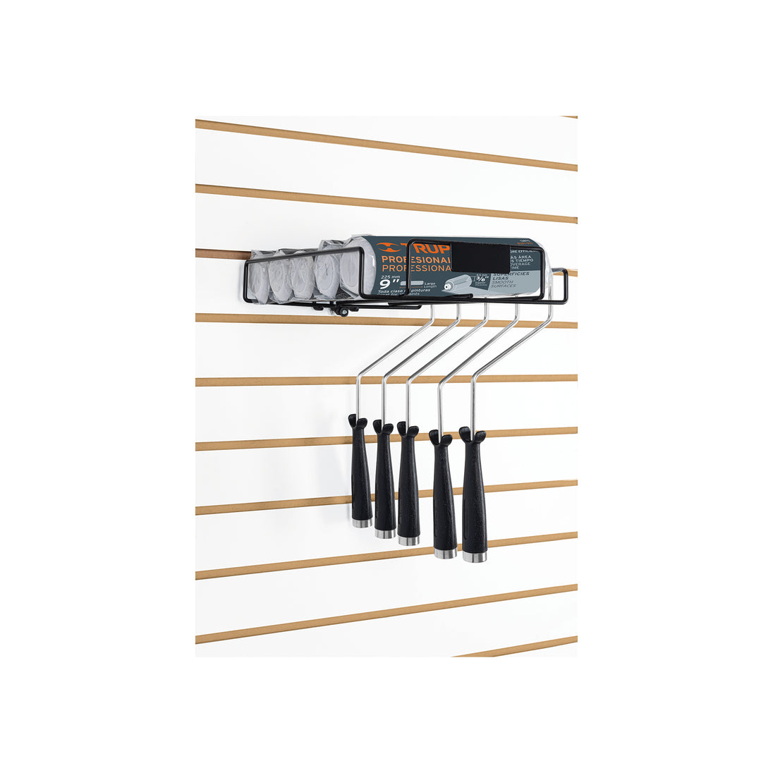 R-ROPI Rack para 4 rodillos para pintar de 9", Truper