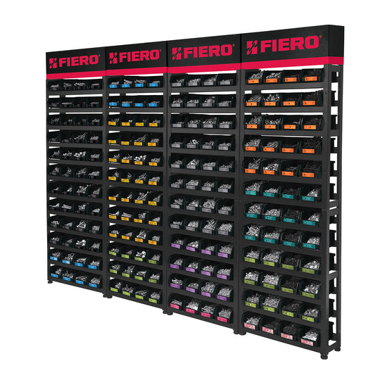 R-TOR-4 Rack modular con tornillos, 192 gavetas