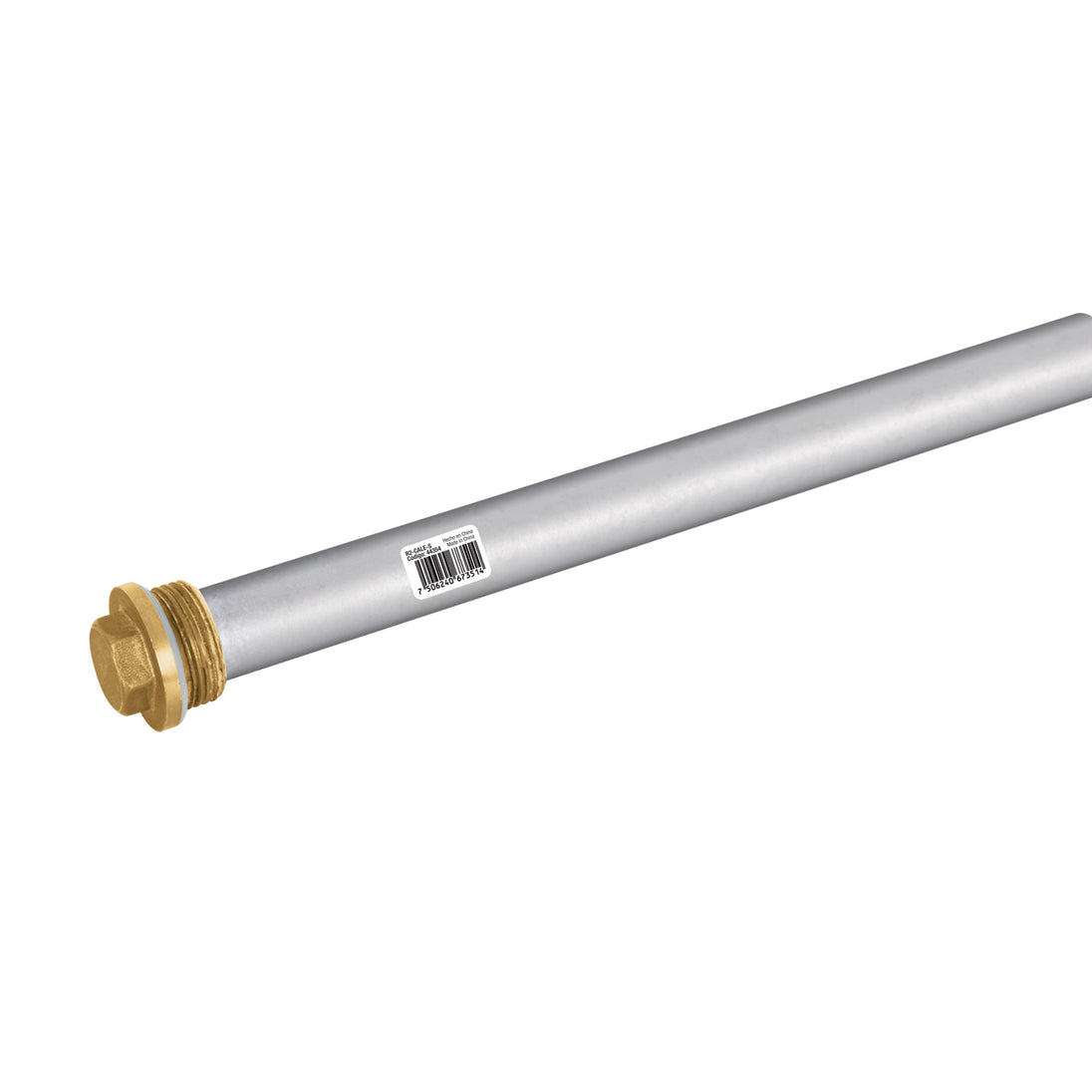 R2-CALE-S Ánodo de magnesio para calentador solar, 3/4", FOSET