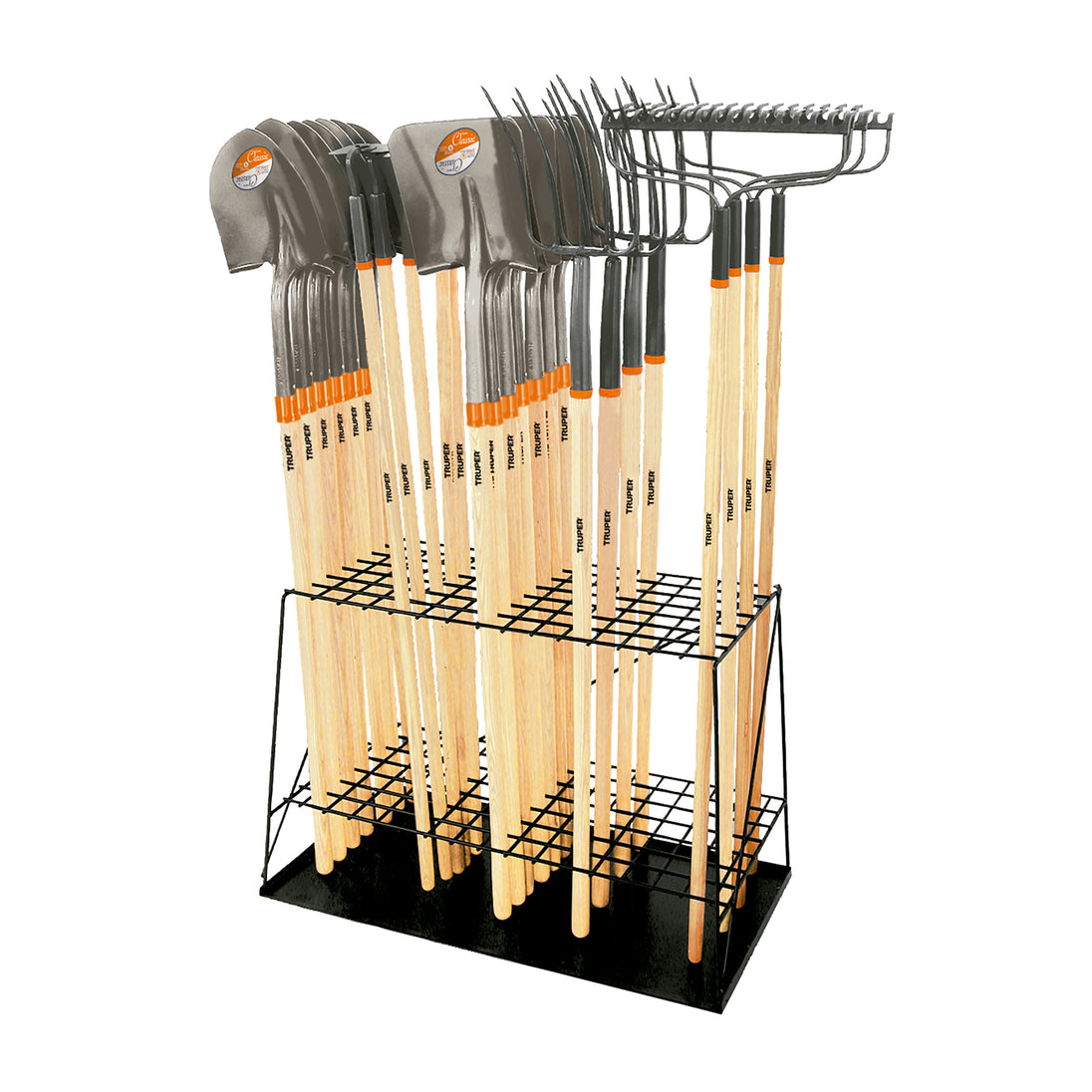 RACK-ML Rack de piso para herramientas de mango largo, Truper