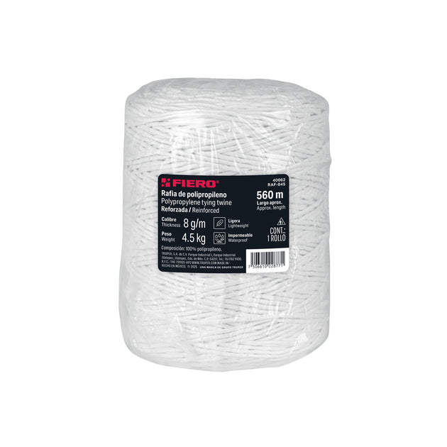Fleje Polipropileno Fiero RAF-845 Blanco 562m | Embalaje Industrial