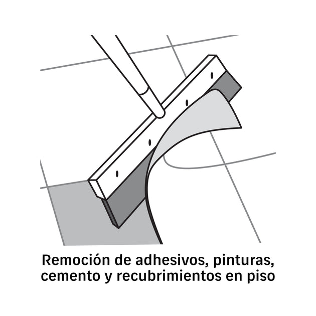 Raspador de Pisos Truper RAPI-18 18" Mango 60" Madera | Ferretería Industrial