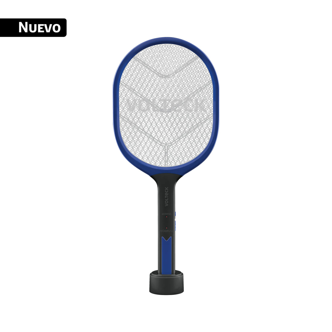 Volteck RAQ-50 Raqueta Mata Insectos UV 2000V | Base Carga USB-C
