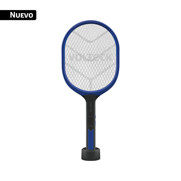 Volteck RAQ-50 Raqueta Mata Insectos UV 2000V | Base Carga USB-C