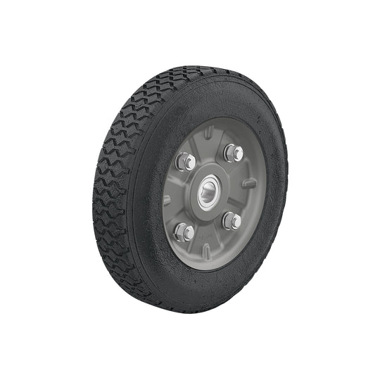 RD-82 Rueda de hule sólido 8" para diablo, doble balero, Pretul