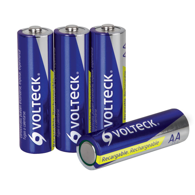 RE-AA2 Blíster con 4 pilas recargables AA uso general, 1300 mAh