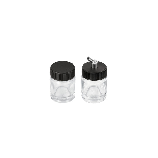 RE-AERO-8 Juego de 2 vasos de 15 ml y adaptador para aerógrafo AERO-8