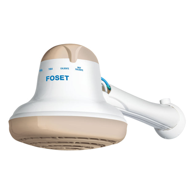 REGEL-6B Regadera eléctrica, 4 temperaturas, 16.5cm, beige, FOSET