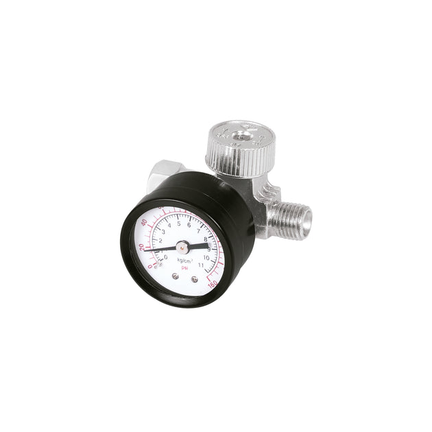 REGU-1/4 Regulador de aire con manómetro, cuerda 1/4" NPT, TRUPER