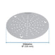 Rejilla Anticucarachas 5" Acero Inoxidable Foset REJI-5A | Calibre 16