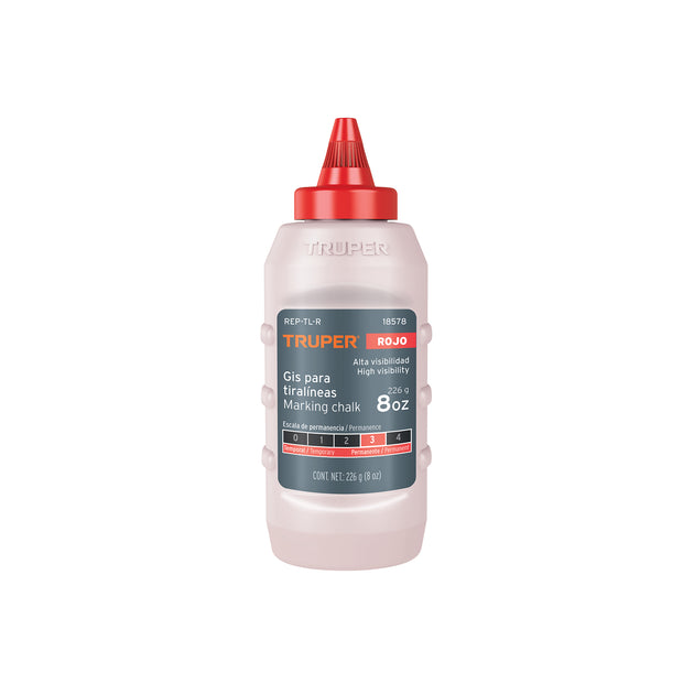 REP-TL-R Gis rojo para tiralíneas, alta visibilidad, 8 oz, Truper