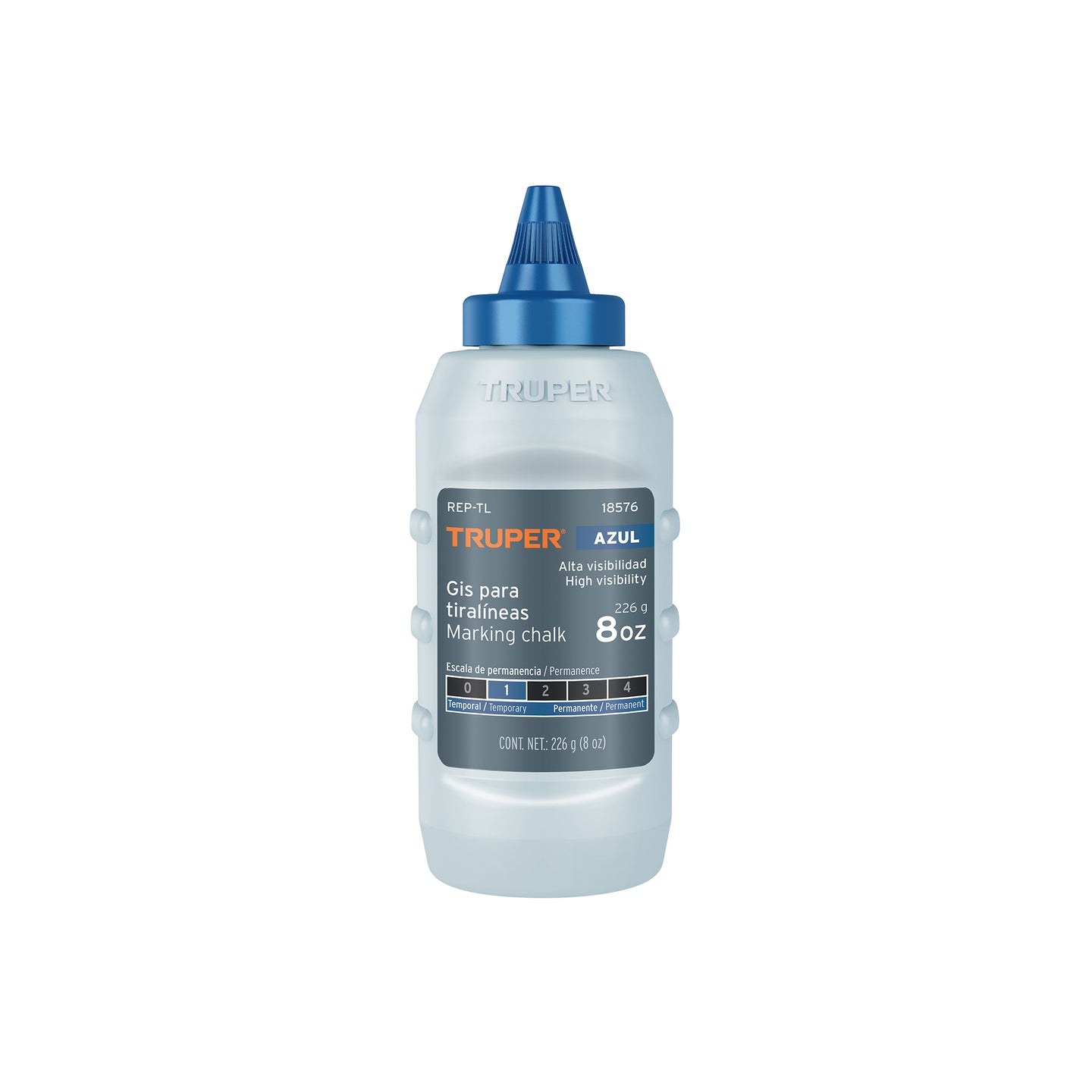 REP-TL Gis azul para tiralíneas, alta visibilidad, 8 oz, Truper