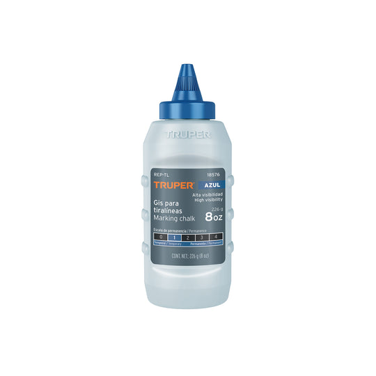 REP-TL Gis azul para tiralíneas, alta visibilidad, 8 oz, Truper
