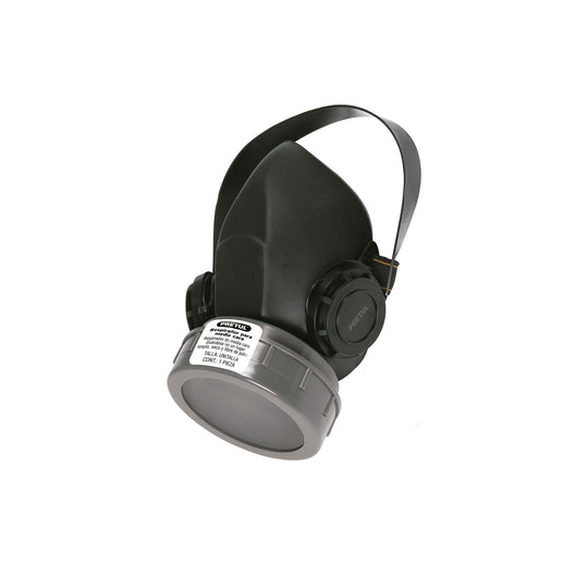 RES-1-P Respirador sin cartucho, 1 filtro, PRETUL