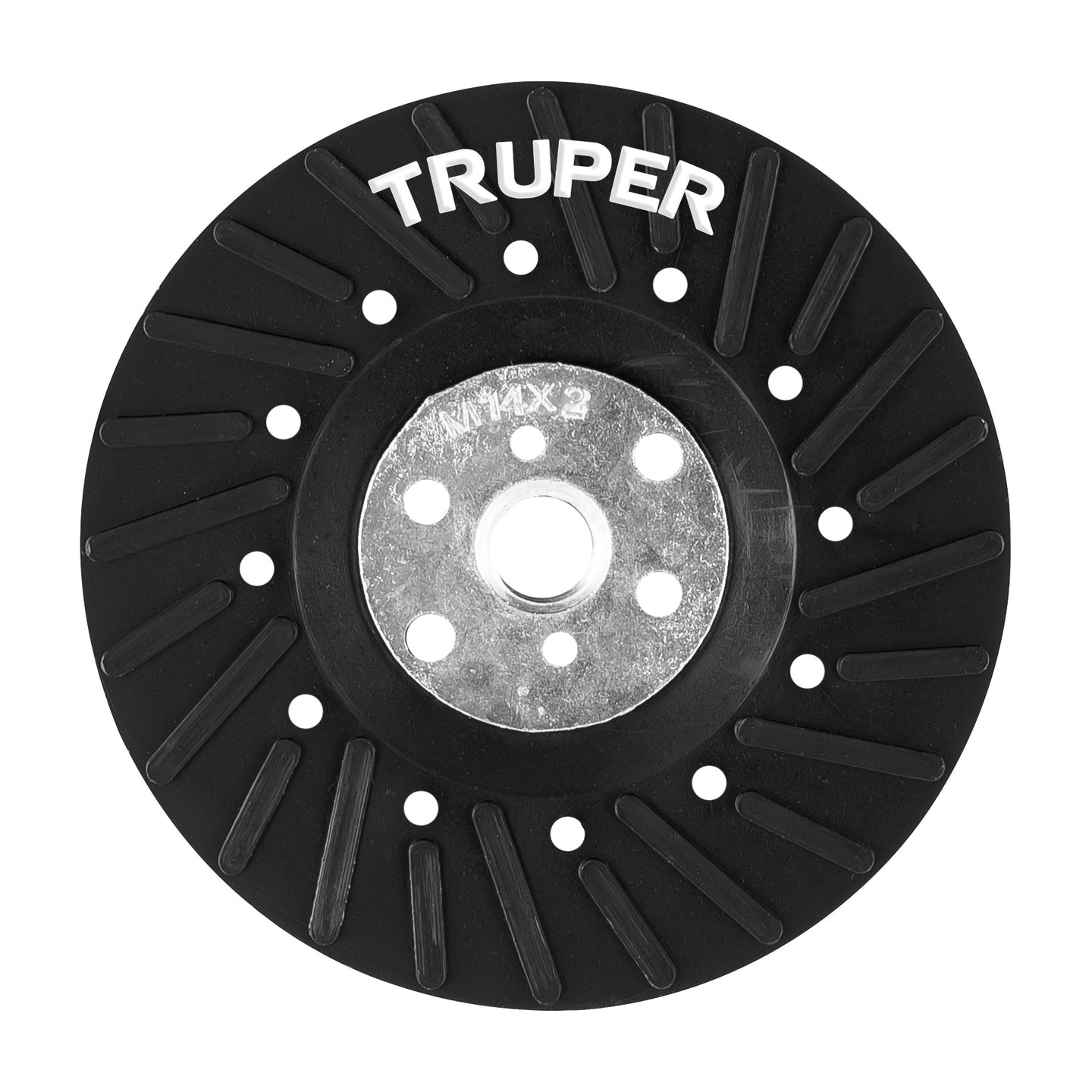 RES-DILI-4-1/2M Respaldo para discos de lija 4-1/2", eje M14, TRUPER