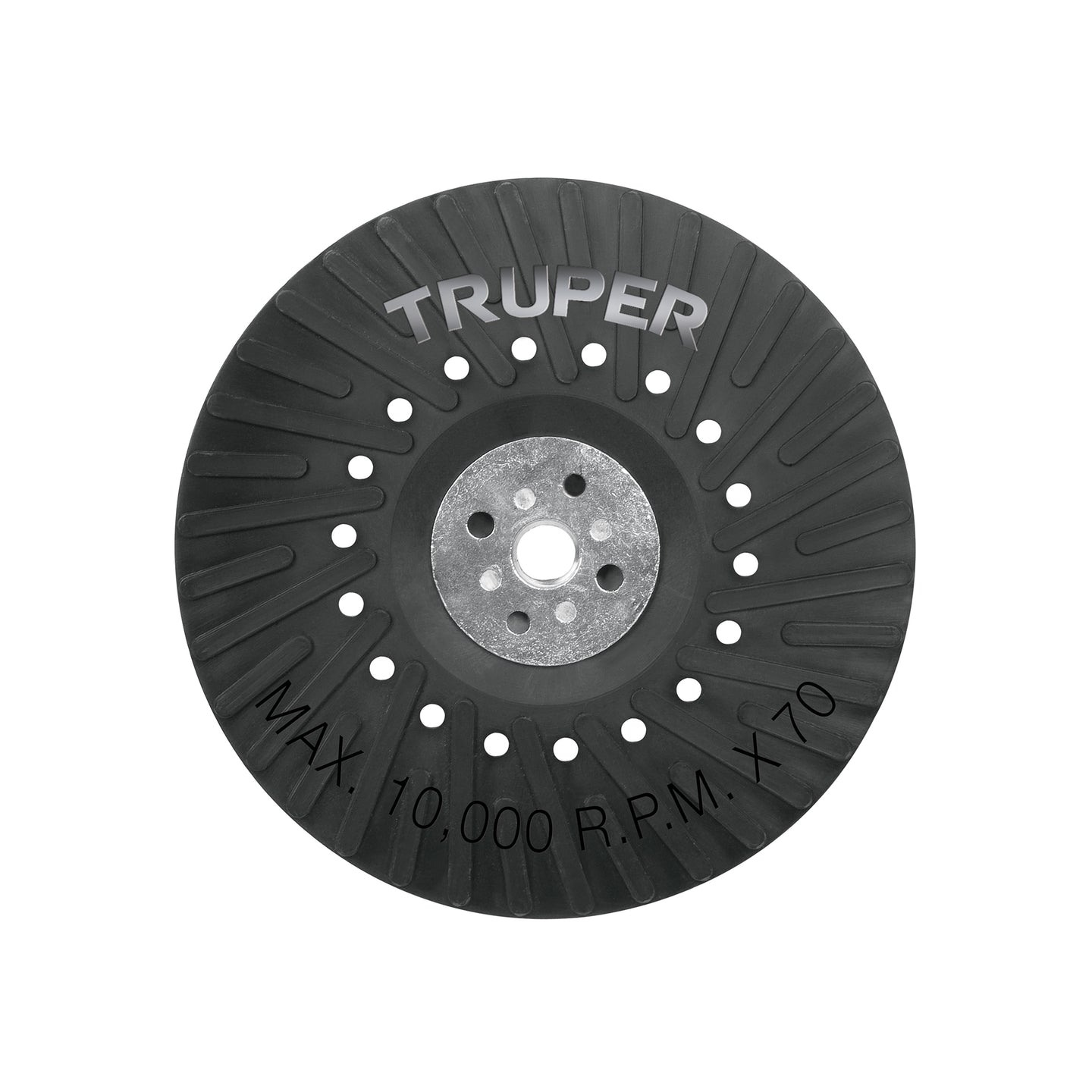 RES-DILI-7M Respaldo para discos de lija 7", eje M14, TRUPER
