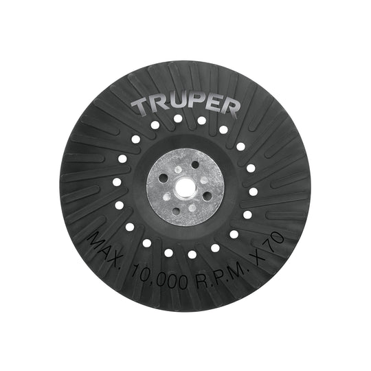 RES-DILI-7M Respaldo para discos de lija 7", eje M14, TRUPER