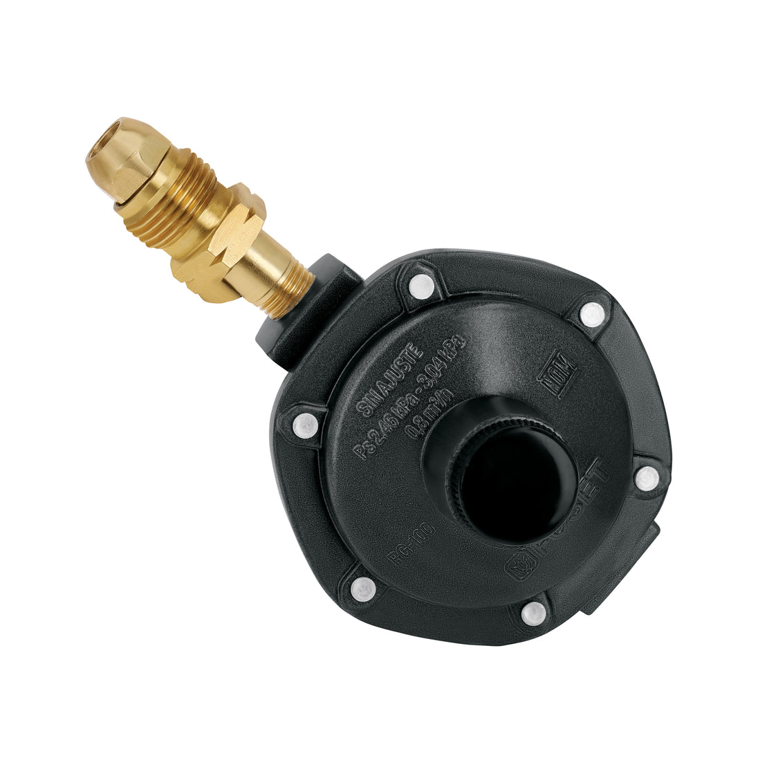 RG-100 Regulador de gas L.P. de 1 vía, FOSET