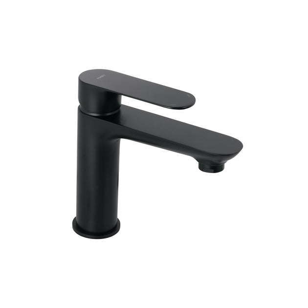 RIM-45M Monomando corto para lavabo, negro, FOSET RIVIERA