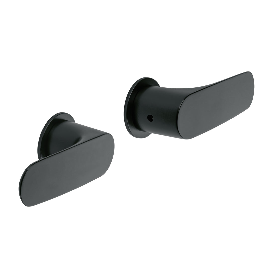 RIM-61M Juego manerales palanca para regadera, negro, FOSET RIVIERA