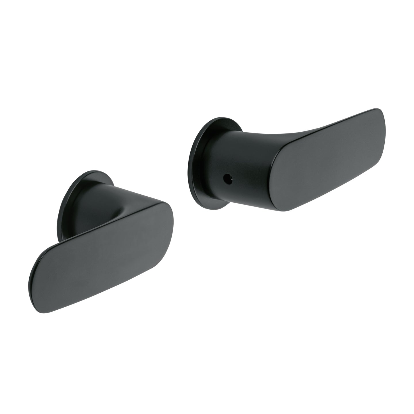 RIM-61M Juego manerales palanca para regadera, negro, FOSET RIVIERA