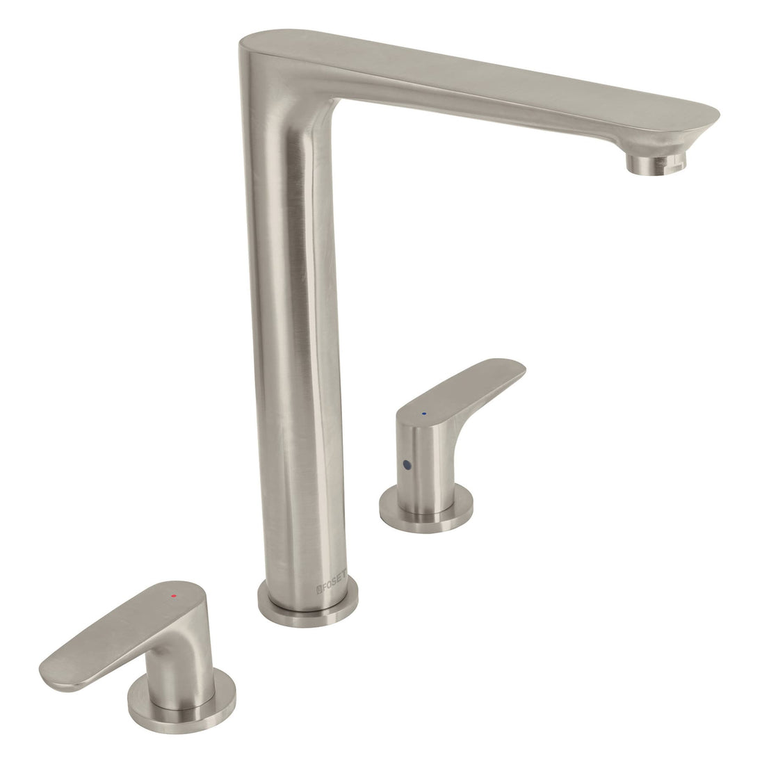 RIM-81N Mezcladora cuello alto para fregadero, satín, FOSET RIVIERA