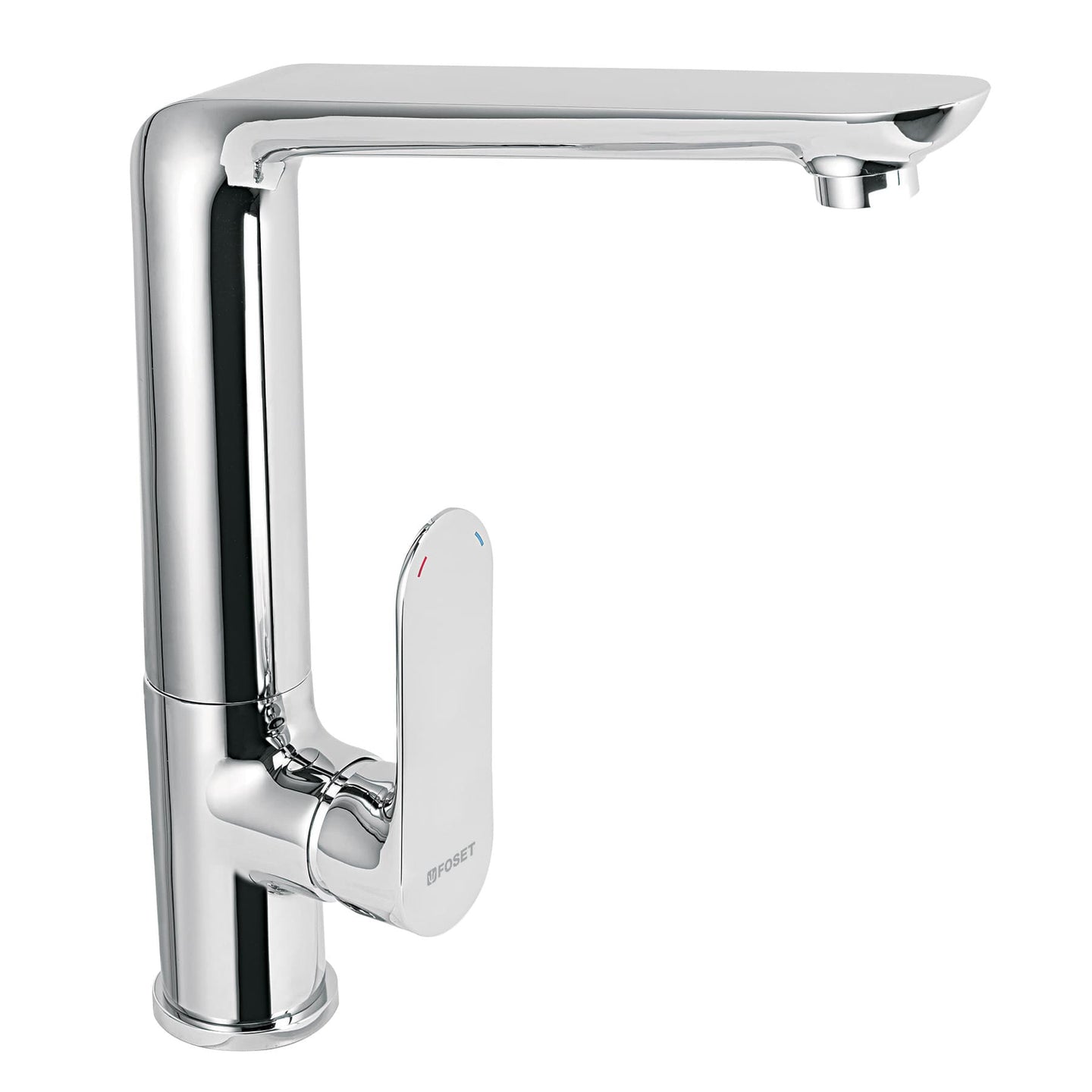 RIM-83 Monomando cuello alto para fregadero, cromo, FOSET RIVIERA