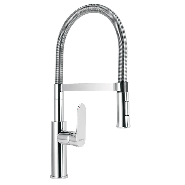 RIM-84 Monomando nariz flexible para fregadero, cromo,FOSET RIVIERA