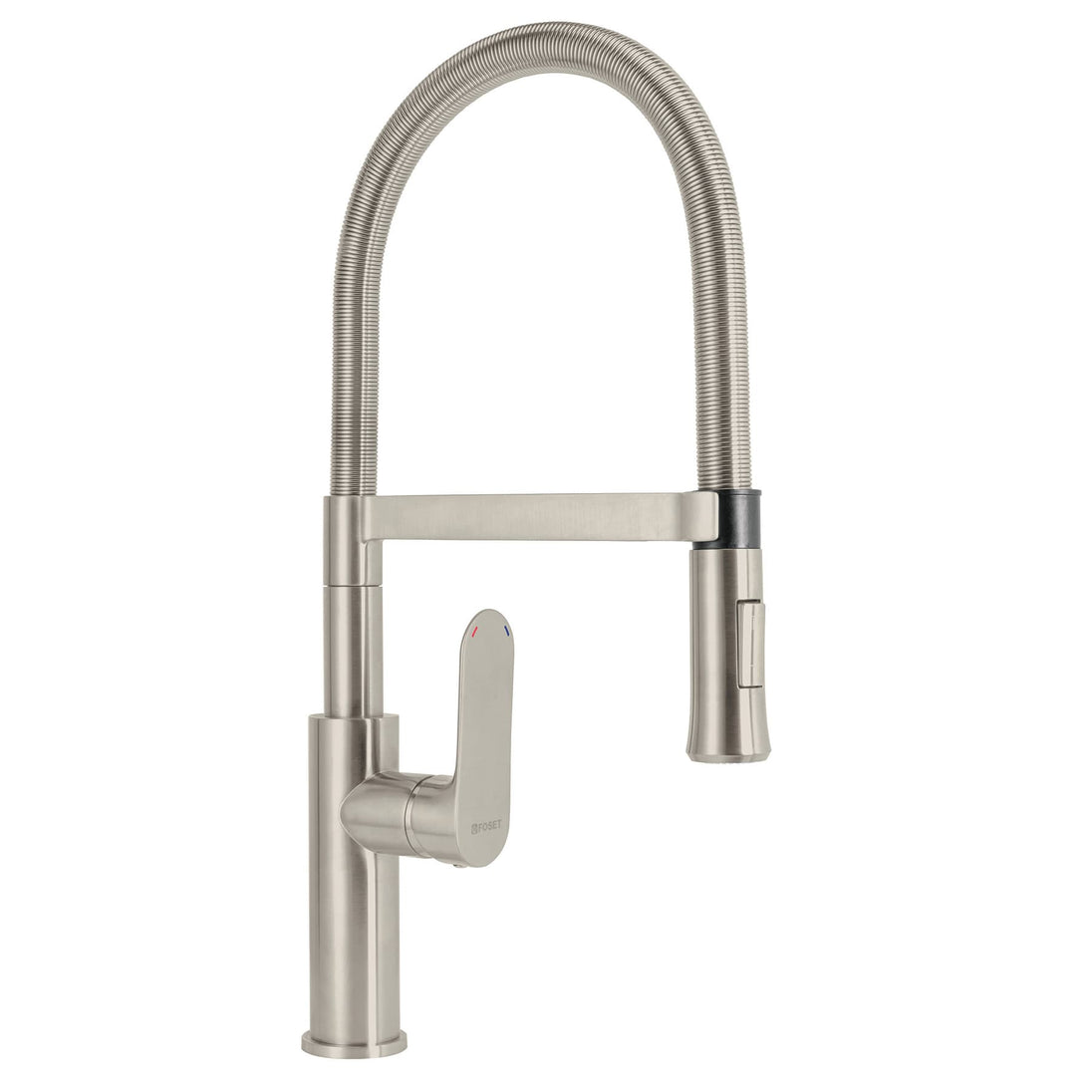 RIM-84N Monomando nariz flexible para fregadero, satín,FOSET RIVIERA