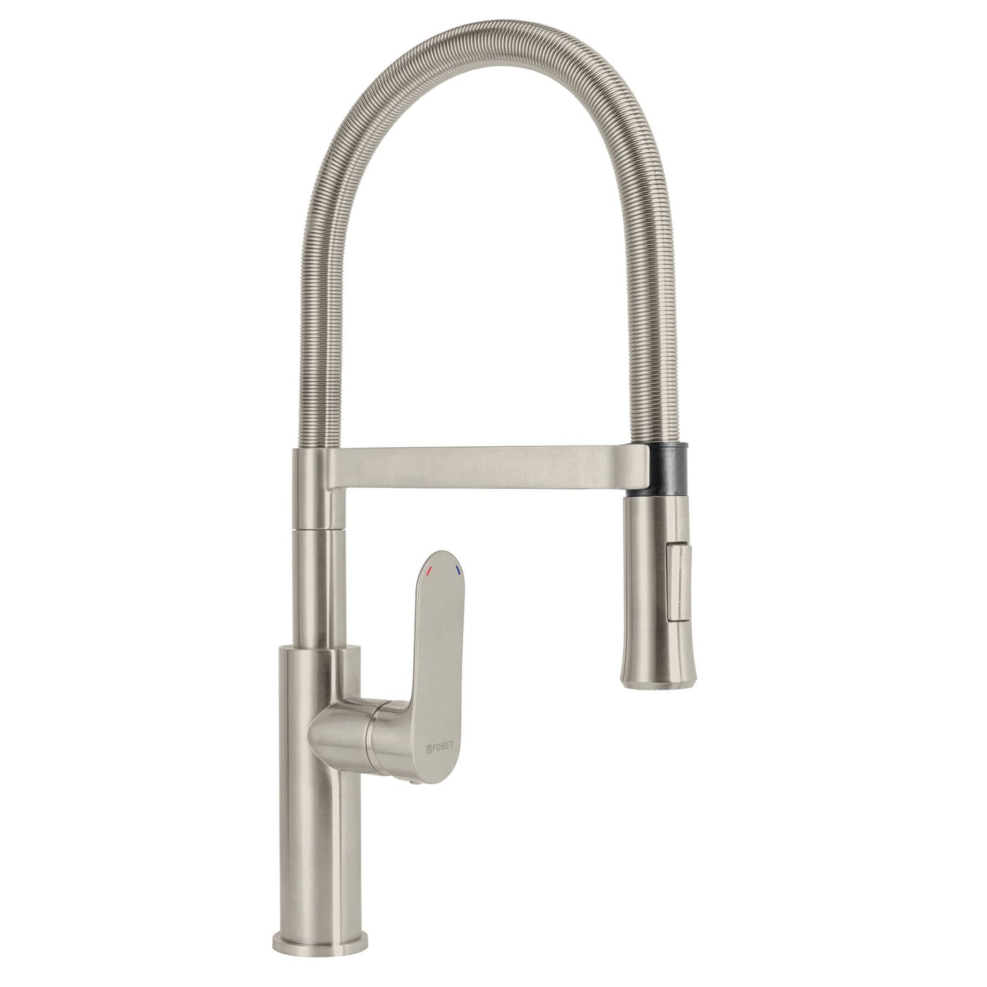 RIM-84N Monomando nariz flexible para fregadero, satín,FOSET RIVIERA