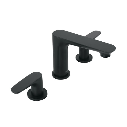 RIM-91M Mezcladora lavabo taladros separados, negro, FOSET RIVIERA